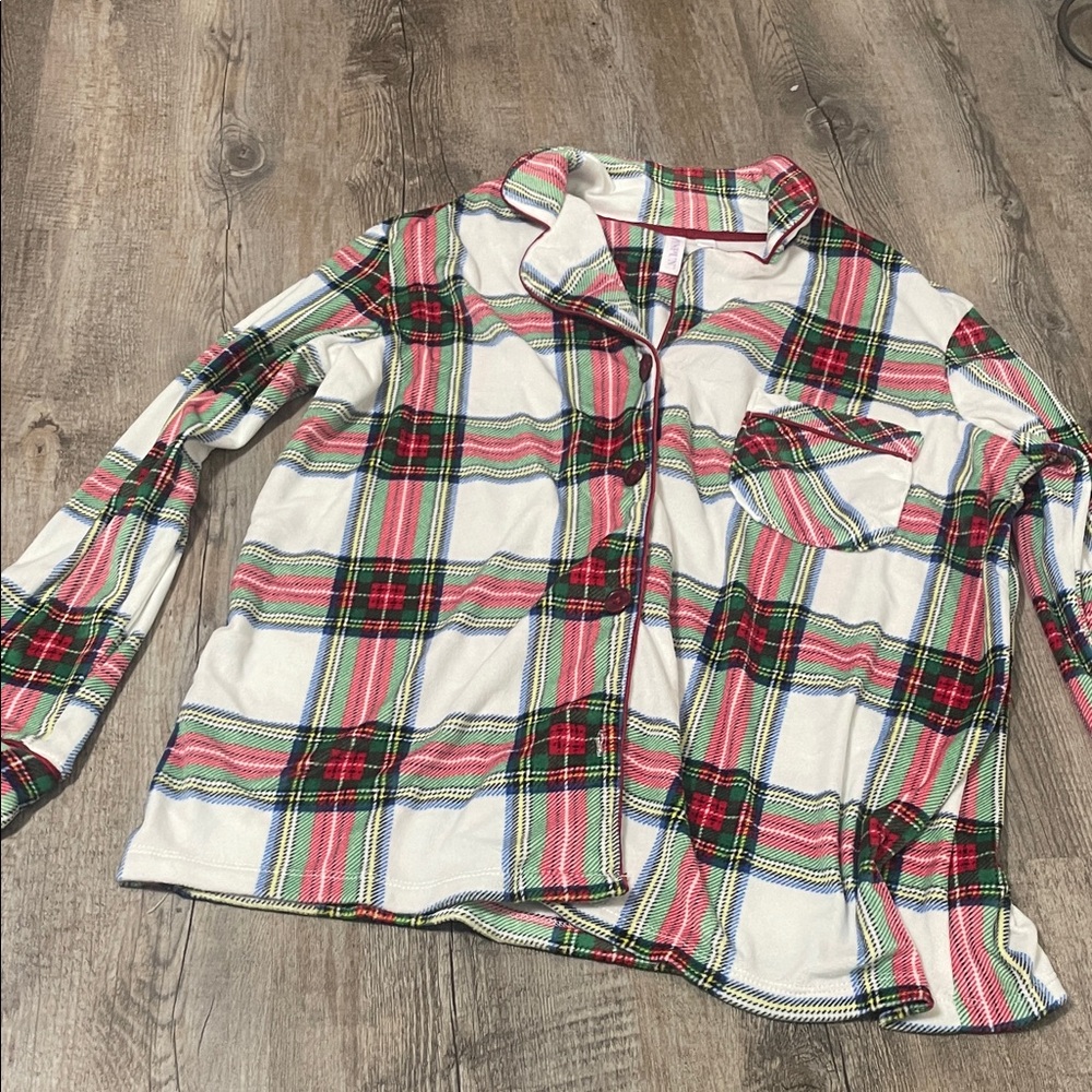 Plaid Women's Pajama Top